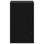 vidaXL Support de Plante 2 Pièces Chêne noir 30 x 30 x 50 cm
