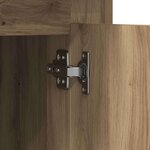 vidaXL Bureau Chêne artisanal 50 x 115 x 75 cm Bois d'ingénierie