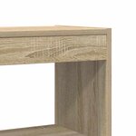 vidaXL Bibliothèque Chêne sonoma 80 x 30 x 198 cm Bois d'ingénierie
