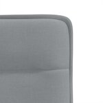 vidaXL Chaises à manger lot de 6 gris clair tissu