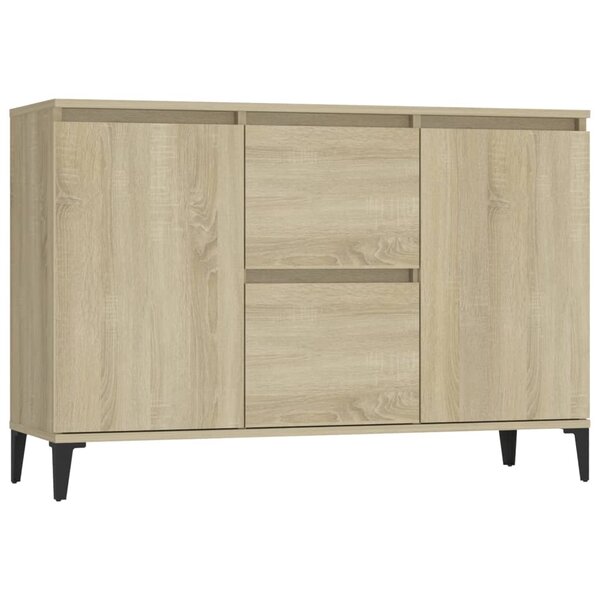 vidaXL Buffet chêne sonoma 102x35x70 cm bois d'ingénierie