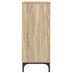 vidaXL Buffet Chêne Sonoma 89 5 x 33 x 82 cm Bois d'ingénierie