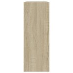 vidaXL Armoire à chaussures chêne sonoma 80x21x57 cm bois d'ingénierie