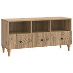 vidaXL Meuble TV 102 x 34 5 x 50 cm Chêne Artisanal Bois d’ingénierie