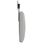 vidaXL Tête de lit suspendue Gris nuage Tissu
