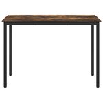 vidaXL Table de salle à manger / Table de repas MÉTAL