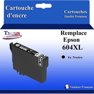 Cartouche compatible avec Epson 604 XL pour Epson Expression Home XP-2200 XP-2205 XP-3200 XP-3205 XP-4200 Noire