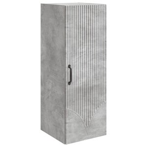 vidaXL Armoire Murale 33 x 34 5 x 90 cm Bois d'ingénierie Gris béton