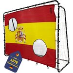 Best Sporting 11053-11062 - But de football 213 x 152 x 76 cm en noir avec cible de tir "Espagne"