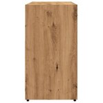 vidaXL Armoire lavabo de salle de bain chêne artisanal 60x33x60 cm