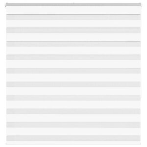 vidaXL Store zèbre blanc 150x150 cm largeur du tissu 145 9cm polyester