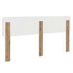 vidaXL Tête de lit Chêne artisanal 180 cm Bois d'ingénierie