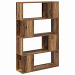 vidaXL Centre de divertissement Marron 80 x 24 x 124 cm