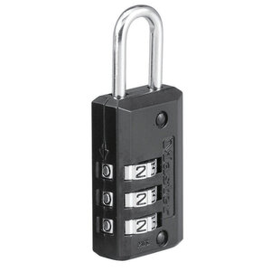 Cadenas à Combinaison avec Corp en Zinc  Noir  6 3 x 2 x 1 cm