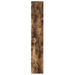 vidaXL Armoire de bain Chêne fumé 30x30x183 5 cm Bois d'ingénierie