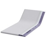 vidaXL Coussins de Matelas Blanc 100 x 200 cm