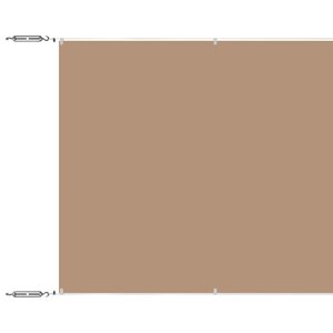 vidaXL Auvent vertical Taupe 140x600 cm Tissu oxford