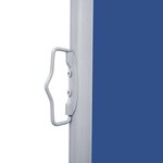 vidaXL Auvent latéral rétractable de patio 170x1200 cm Bleu