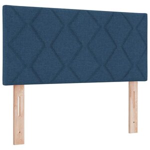 vidaXL Tête de lit avec tête de lit Bleu 100 cm Cuir synthétique