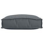 vidaXL Coussin pour assise de palette 4 Pièces Anthracite 40 x 40 x 8 cm