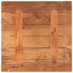 vidaXL Dessus de table 50x50x3 8 cm carré bois massif d'acacia