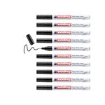 Marqueur Permanent Peinture brillante 780 Noir Pointe Extra Fine 0 8 mm x 10 EDDING