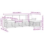 vidaXL Ensemble de canapés d'extérieur 5 pc Naturel et Beige