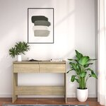 vidaXL Table console chêne sonoma 100x35x76 5 cm bois d'ingénierie