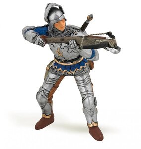 39753 Arbaletrier bleu en armure