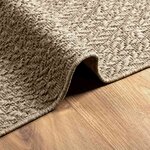 vidaXL Tapis ZIZUR beige 240x240 cm aspect de jute intérieur extérieur