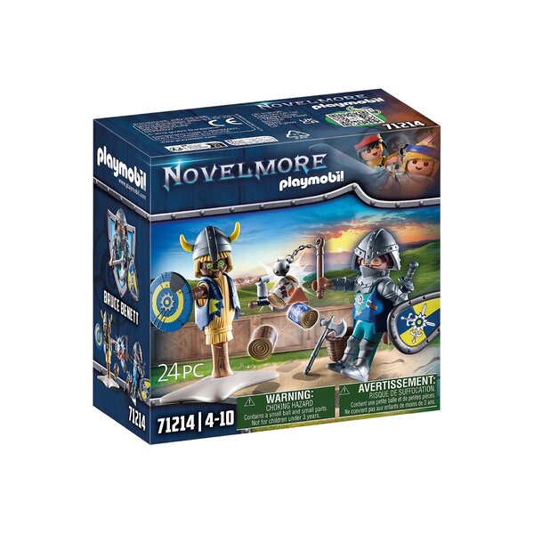 PLAYMOBIL 71214 - Novelmore Chevalier et mannequin d'entrainement