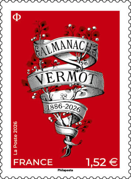 Timbre - Almanach Vermot (1886-2026) - Lettre Verte
