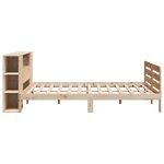 vidaXL Cadre de lit sans matelas 200x200 cm bois massif de pin