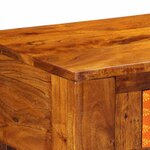 vidaXL Table console 110x35x75 cm bois massif d'acacia
