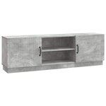 vidaXL Meuble TV Gris béton 150 x 31 x 47 cm Bois d'ingénierie