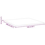 vidaXL Coussins de Matelas Blanc 160 x 200 cm