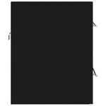 vidaXL Armoire d'évier Noir 60x38 5x48 cm Aggloméré