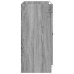 vidaXL Armoire sous évier de salle de bain Sonoma gris