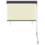 vidaXL Store roulant d'extérieur 100 x 250 cm Crème