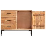 vidaXL Buffet 88x30x73 cm Bois d'acacia massif