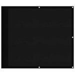 vidaXL Écran de balcon noir 90x1000 cm 100  polyester oxford