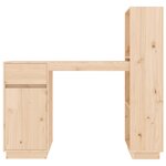 vidaXL Bureau 110x53x117 cm Bois massif de pin