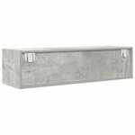 vidaXL Meuble TV Gris béton 100 x 31 x 25.5 cm Bois d'ingénierie