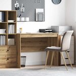 vidaXL Bureau chêne artisanal 100 x 50 x 76 cm Bois d'ingénierie