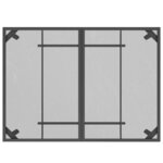 vidaXL Ensemble à manger de jardin 5 Pièces anthracite métal maille