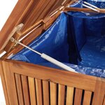 vidaXL Boîte de rangement de jardin 175x80x75 cm bois massif d'acacia