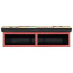 Meuble TV suspendu vidaXL Multicolore 80x30x22 cm en bois d'ingénierie