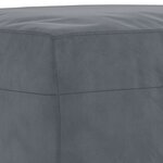 vidaXL Repose-pied Gris foncé 70x55x41 cm Velours