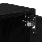 vidaXL Bibliothèque chêne noir 40x24x77 cm bois d'ingénierie