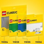 Lego 11024 classic la plaque de construction grise 48x48  socle de base pour construction  assemblage et exposition